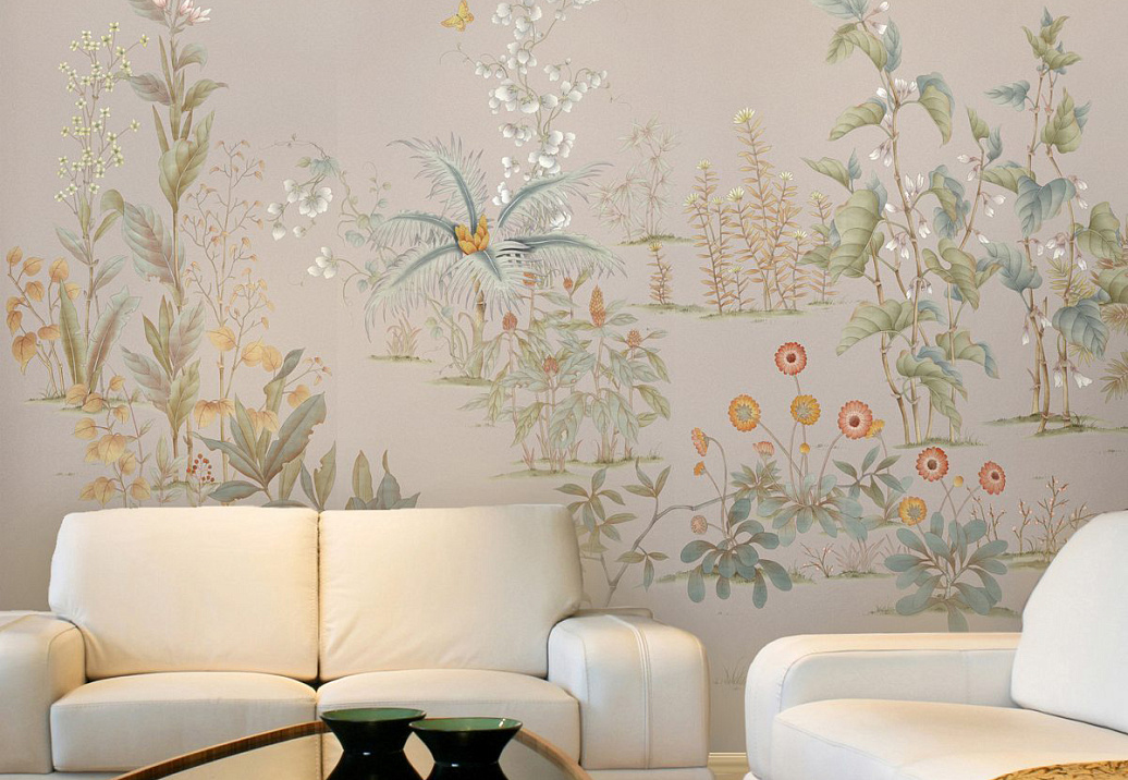Обои Paul Montgomery Studio Fine Painted Wallpapers Eden Flowers