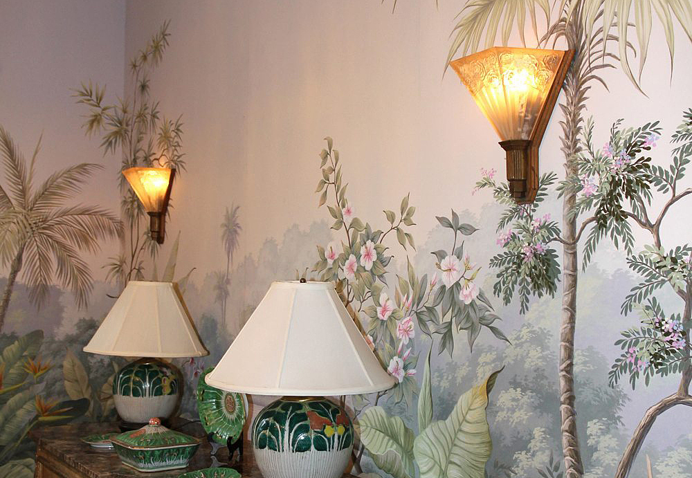 Обои Paul Montgomery Studio Fine Painted Wallpapers Palmera