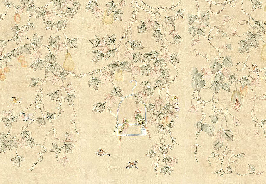 Обои Paul Montgomery Studio Fine Painted Wallpapers Summer Arbour