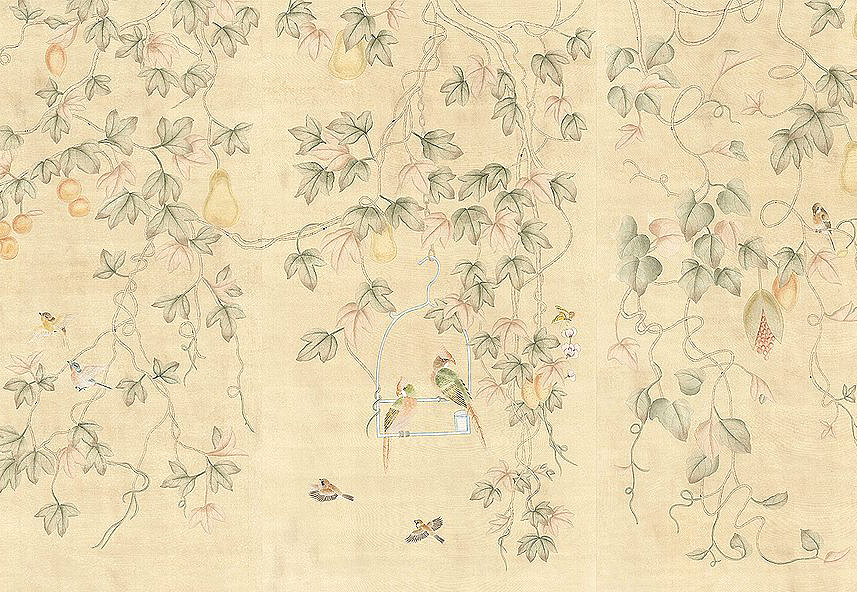 Обои Paul Montgomery Studio Fine Painted Wallpapers Summer Arbour