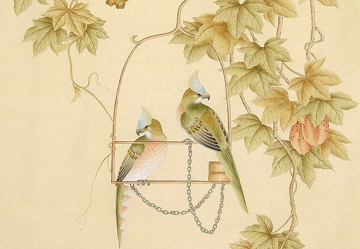 Обои Paul Montgomery Studio Fine Painted Wallpapers Summer Arbour
