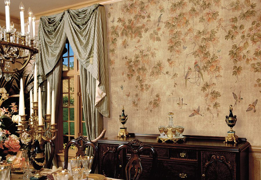 Обои Paul Montgomery Studio Fine Painted Wallpapers Summer Arbour