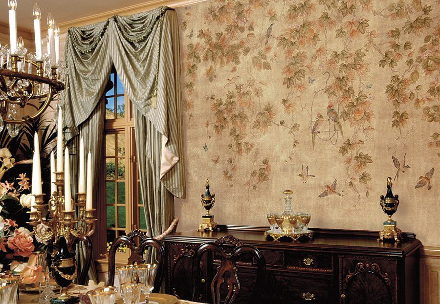 Обои Paul Montgomery Studio Fine Painted Wallpapers Summer Arbour