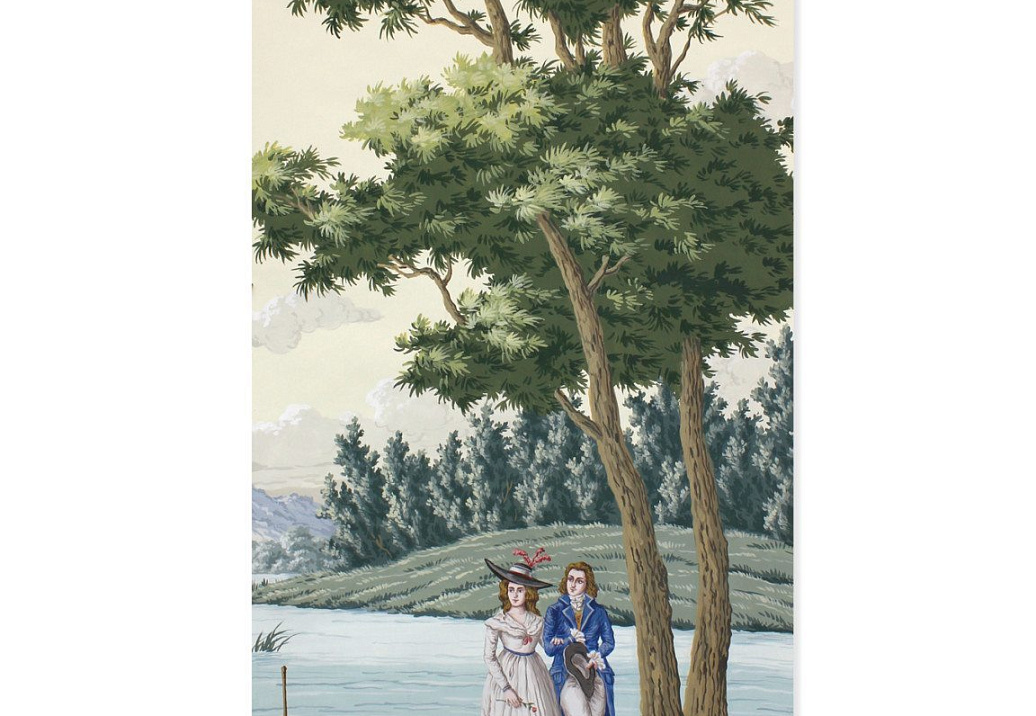 Обои Paul Montgomery Studio Fine Painted Wallpapers Tour du Monde