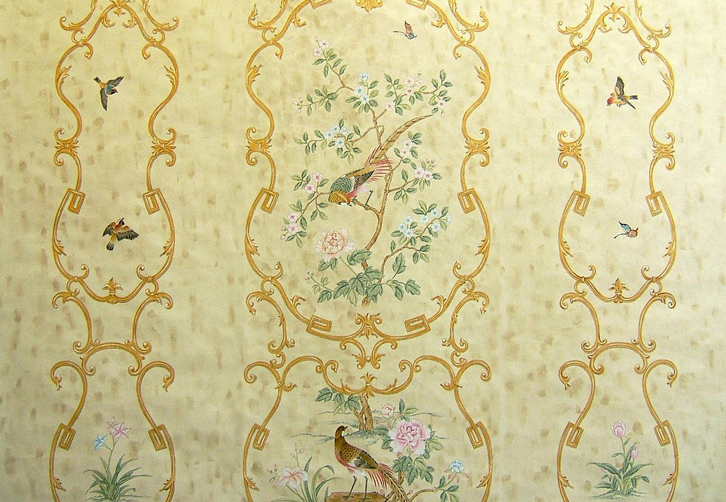 Обои Paul Montgomery Studio Fine Painted Wallpapers Vieux-Lacque
