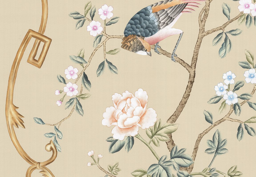 Обои Paul Montgomery Studio Fine Painted Wallpapers Vieux-Lacque