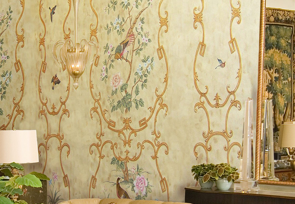 Обои Paul Montgomery Studio Fine Painted Wallpapers Vieux-Lacque