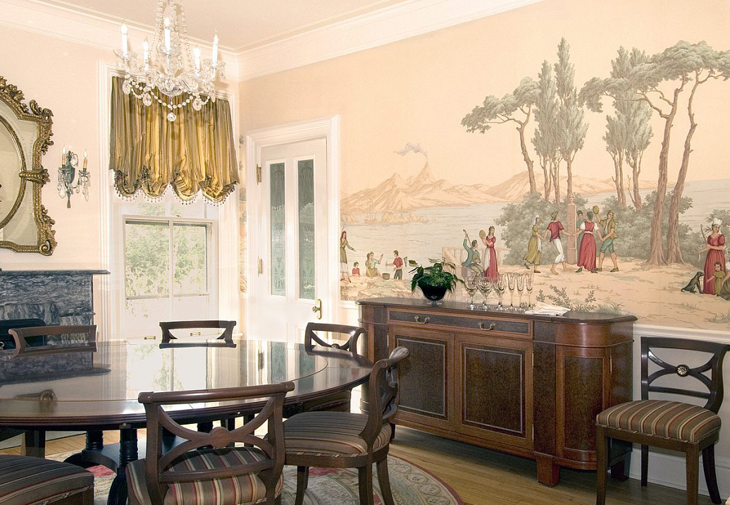 Обои Paul Montgomery Studio Fine Painted Wallpapers Views of Italy