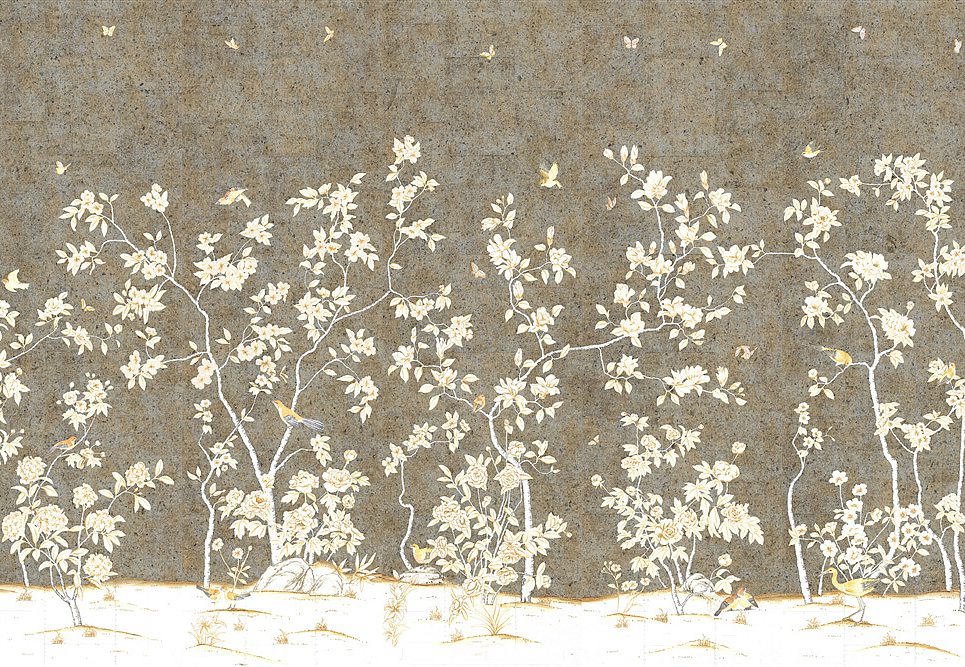 Обои Paul Montgomery Studio Endur Collection (Mural Sources) E-CH-111-CS-SS/Silver Speckle