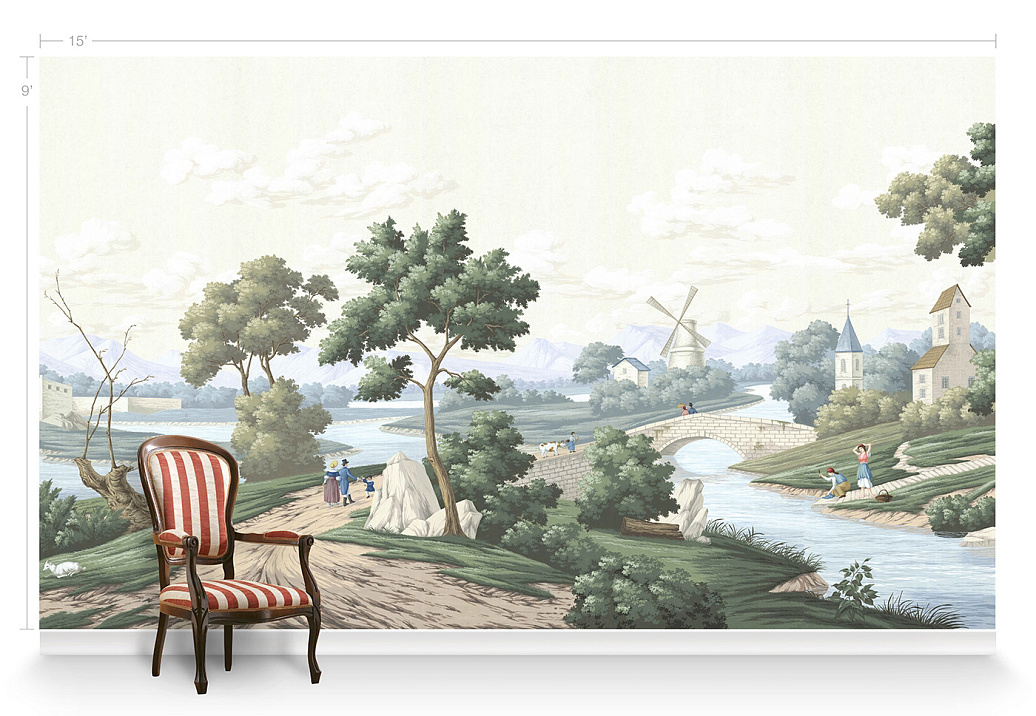Обои Paul Montgomery Studio Murals For Unique Walls Bordeaux/Classic