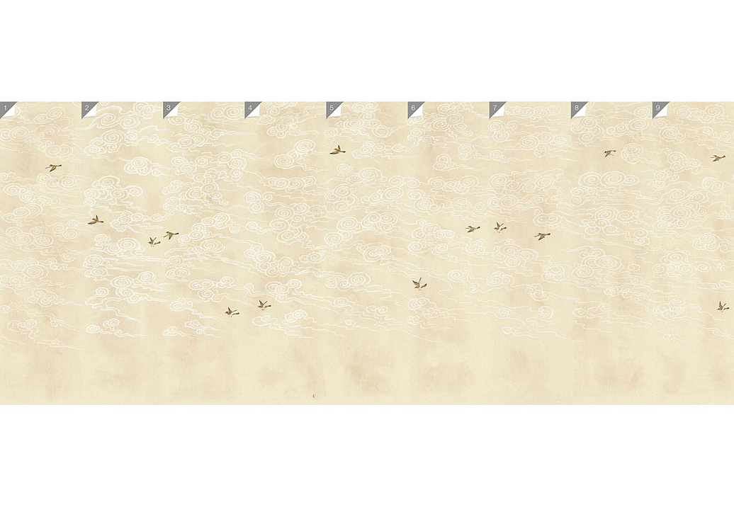 Обои Paul Montgomery Studio Murals For Unique Walls Celeste Cream/Cream
