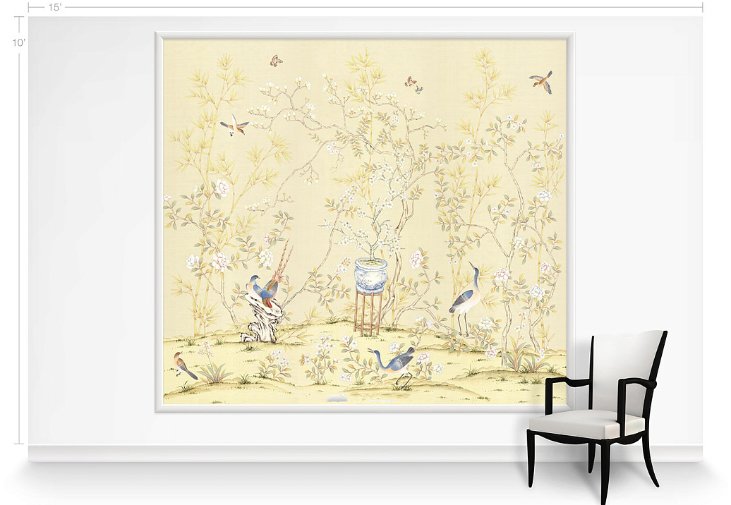 Обои Paul Montgomery Studio Murals For Unique Walls Chai Wan Triptych/Cream