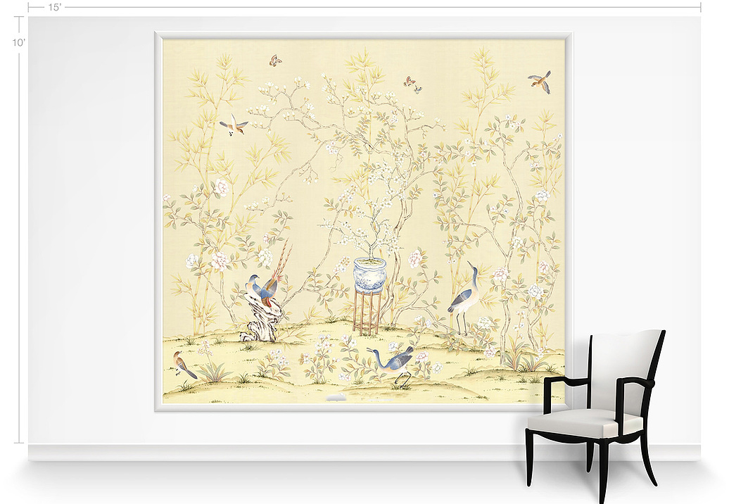 Обои Paul Montgomery Studio Murals For Unique Walls Chai Wan Triptych/Cream