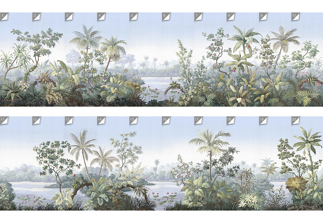 Обои Paul Montgomery Studio Murals For Unique Walls Floridana/Classic