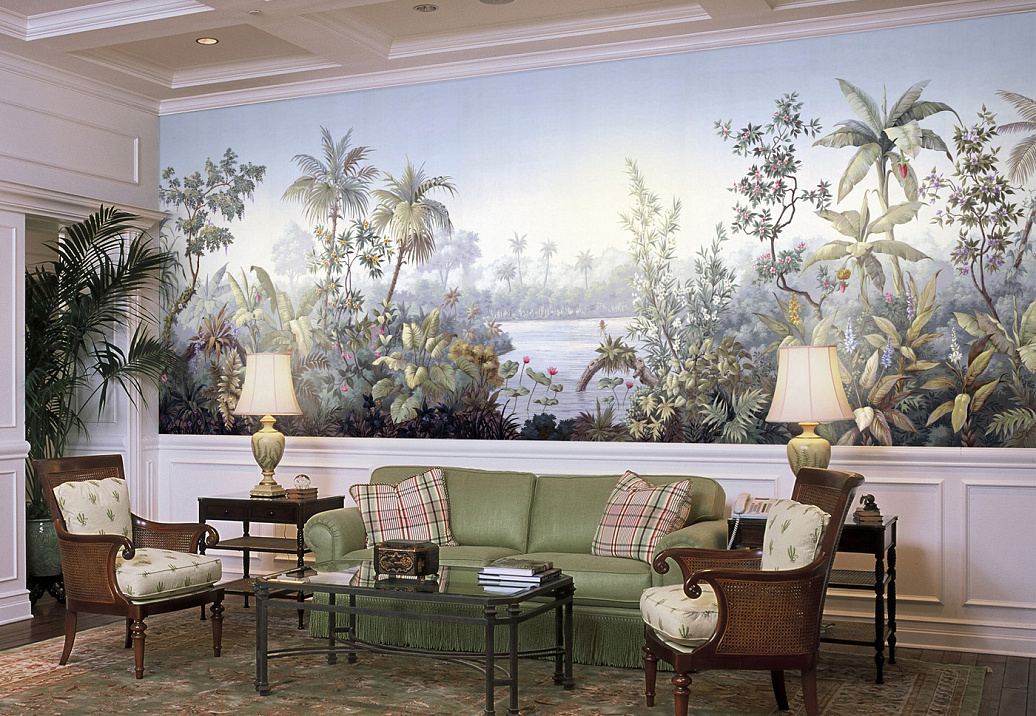 Обои Paul Montgomery Studio Murals For Unique Walls Floridana/Classic