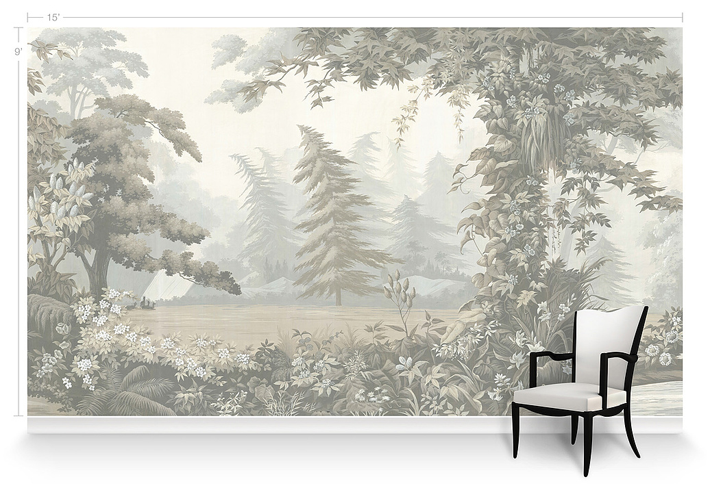 Обои Paul Montgomery Studio Murals For Unique Walls Paradiso/Grey