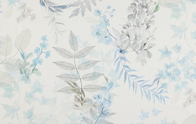 Бельгийская ткань Galleria Arben, коллекция Trezor, артикул Plumeria/02-Azure