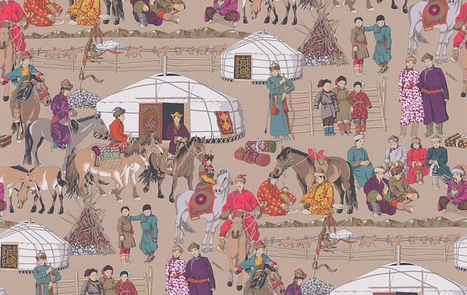 Французские обои Manuel Canovas, коллекция Papiers Peints Vol. VI, артикул 03084/02