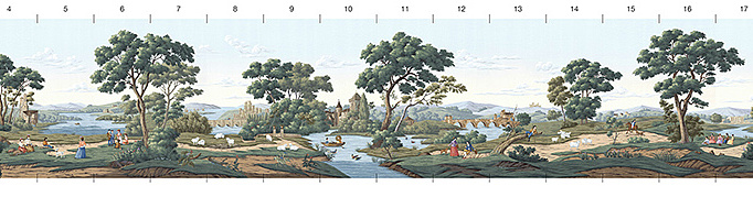 Обои Paul Montgomery Studio Melange Series English Mural Classic