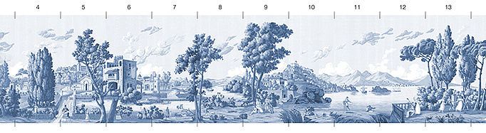 Обои Paul Montgomery Studio Melange Series Portobello Cyan