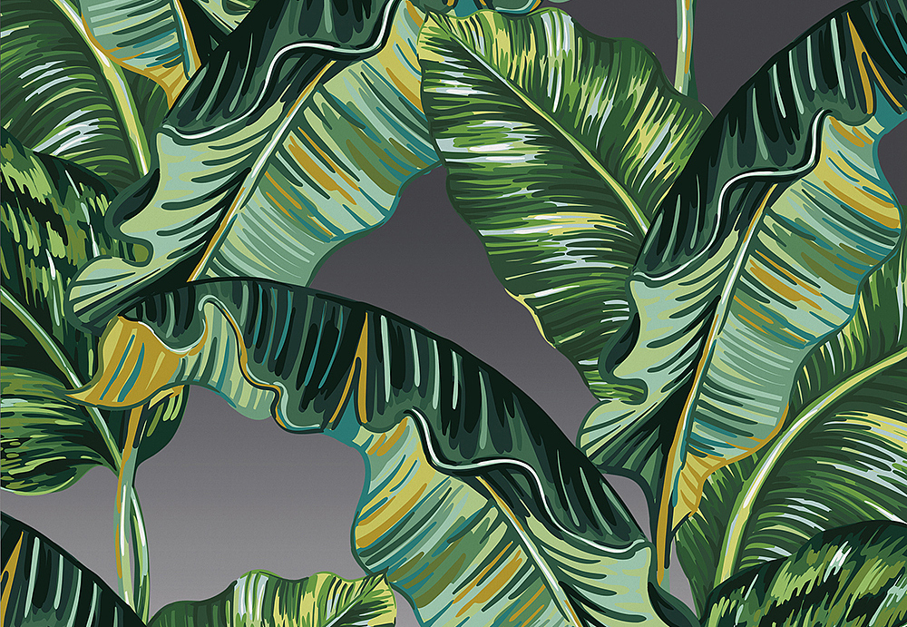 Панно и фотообои Yo2 Luminous Palms LP1.08/Silver