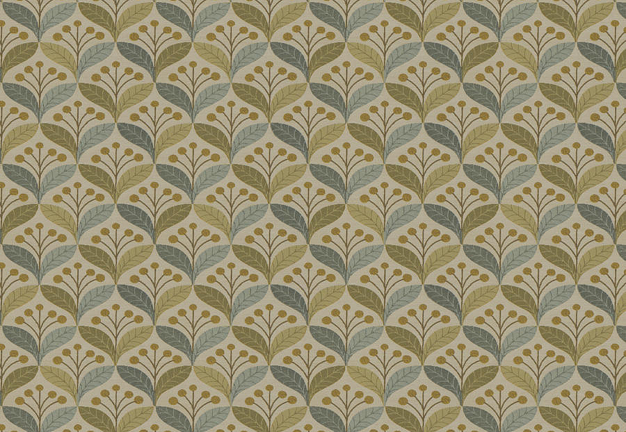 Ткань Fabricut Chromatics Vol.XXVI Succulent CalderLeaves/AspenGold