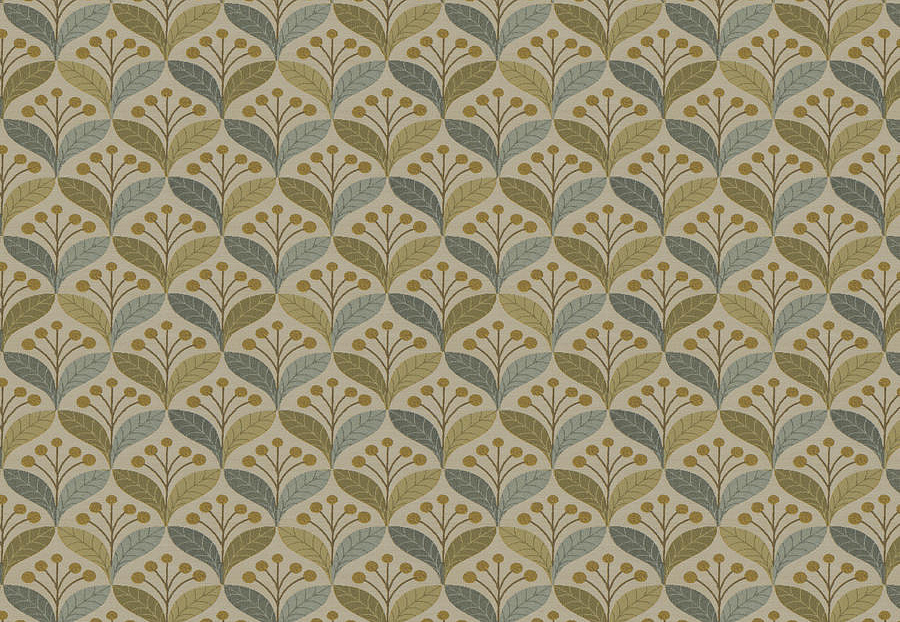 Ткань Fabricut Chromatics Vol.XXVI Succulent CalderLeaves/AspenGold