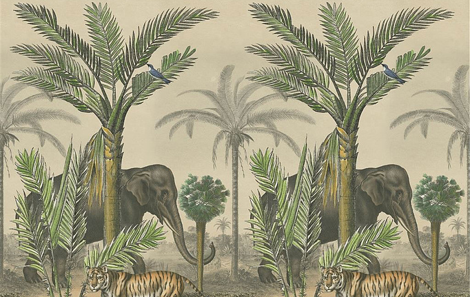 Английские панно и фотообои Designers Guild, коллекция Scenes and Murals II, артикул PJD6007/01
