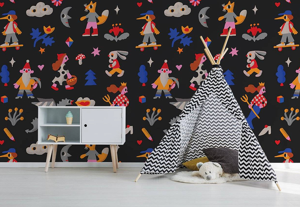 Панно и фотообои Fun House Store Авторские обои Fun House Store 2021–2023 A-00518