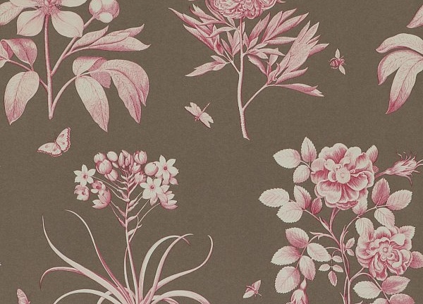 Обои Sanderson Parchment Flowers DPFWER102