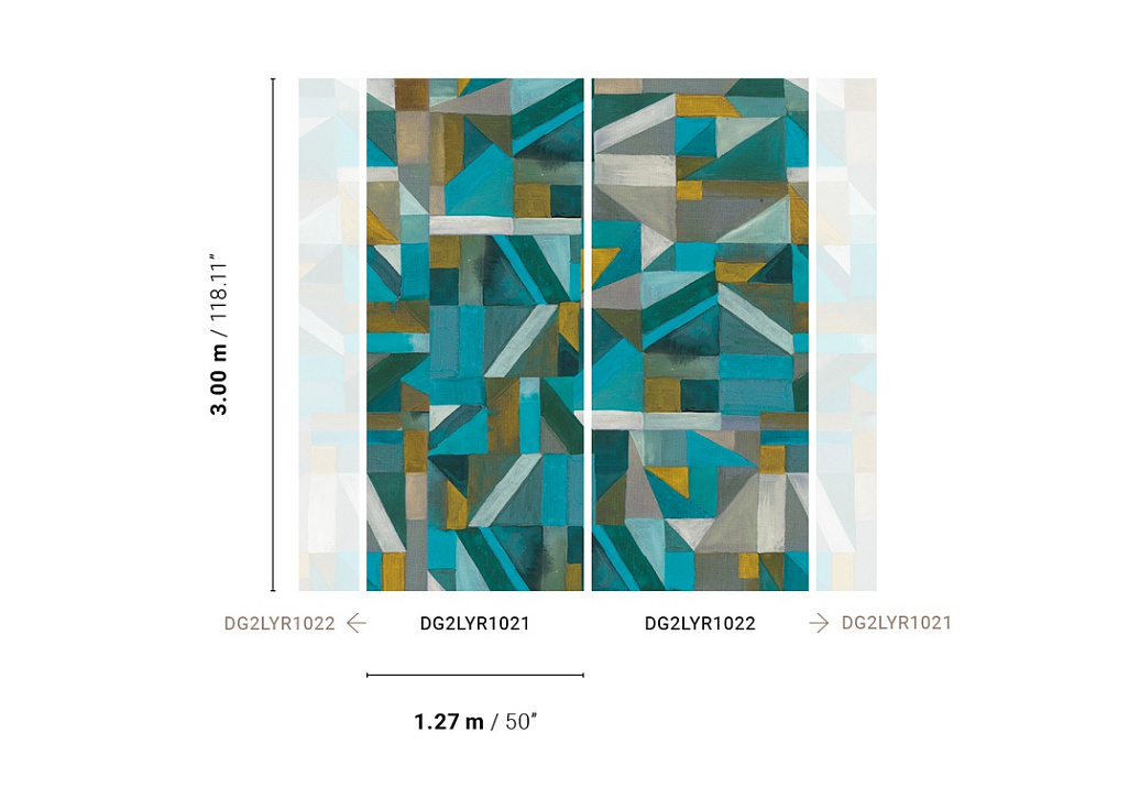 Панно и фотообои Khroma Wall Designs II DG2LYR1022