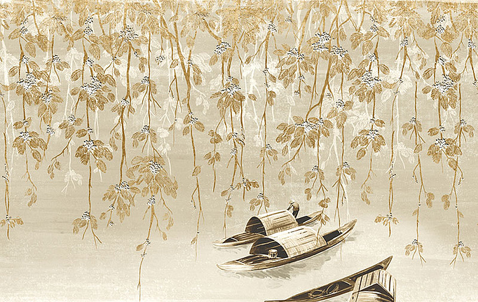 Бельгийские панно и фотообои Khroma, коллекция Kimono (Guy Masureel), артикул DGKIM2021