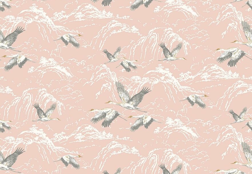 Ткань Laura Ashley Signature Coll.1 Animalia/Blush