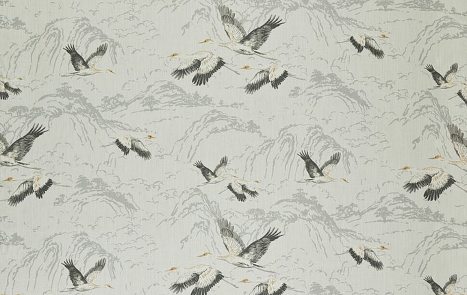 Английская ткань Laura Ashley, коллекция Signature Coll.1, артикул Animalia/Silver