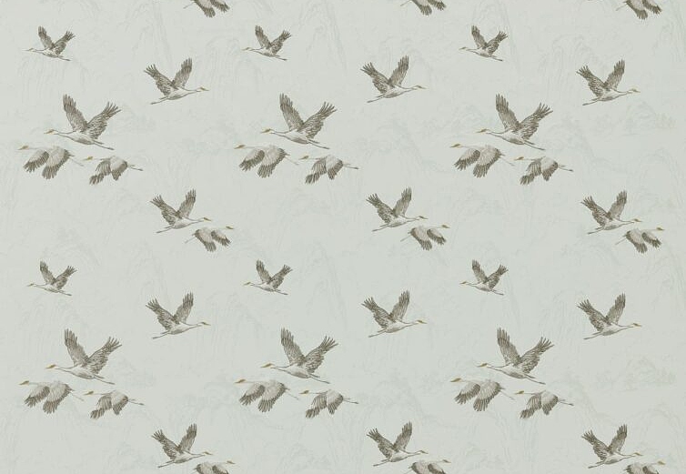 Ткань Laura Ashley Signature Coll.1 AnimaliaEmbroidered/PaleDuckEgg