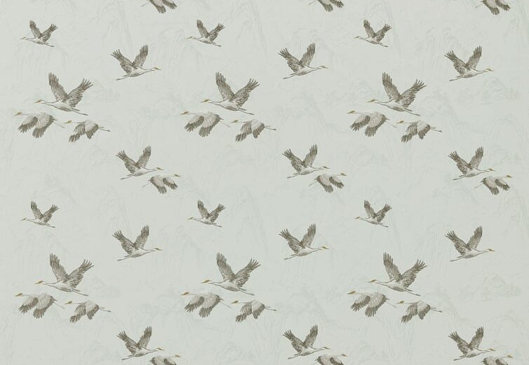 Ткань Laura Ashley Signature Coll.1 AnimaliaEmbroidered/PaleDuckEgg
