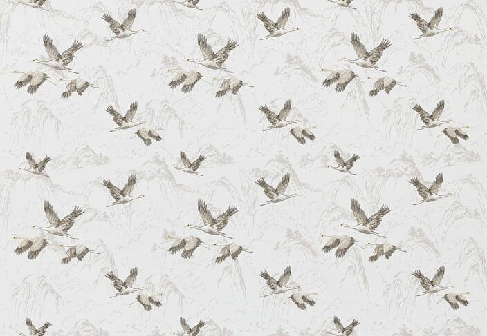 Ткань Laura Ashley Signature Coll.1 AnimaliaEmbroidered/Silver