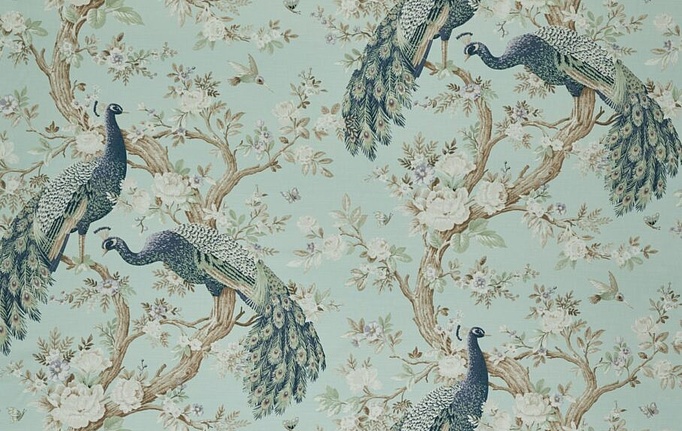 Английская ткань Laura Ashley, коллекция Signature Coll.1, артикул Belvedere/DuckEgg
