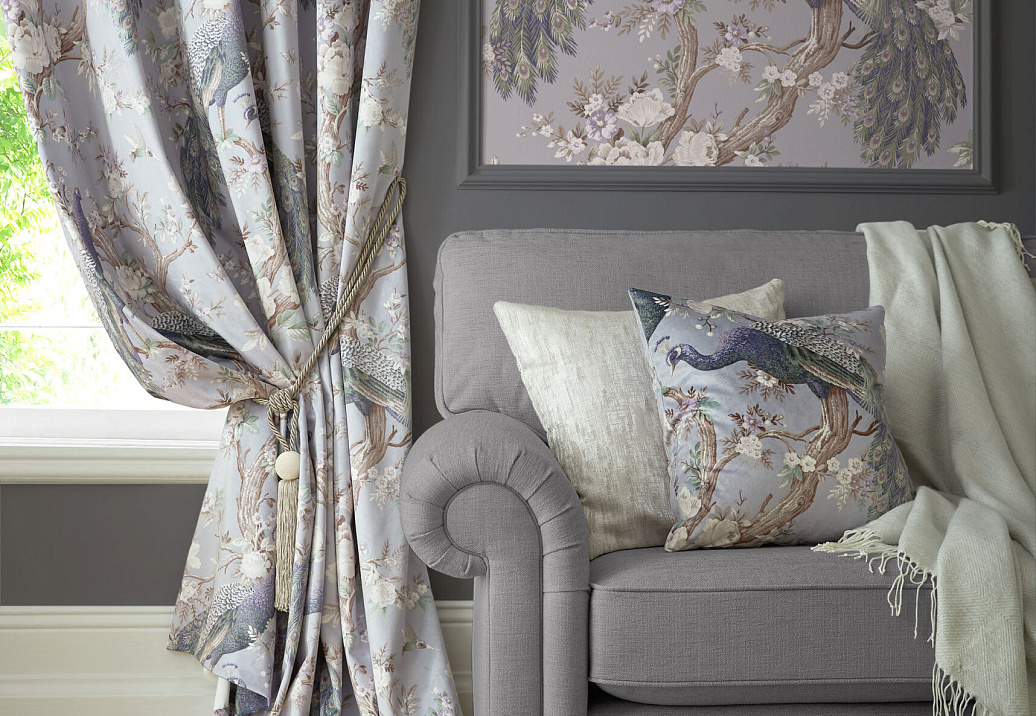 Ткань Laura Ashley Signature Coll.1 BelvedereVelvet/PaleIris