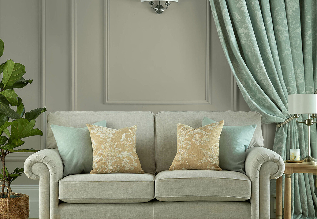Ткань Laura Ashley Signature Coll.1 JosetteWoven/GreyGreen