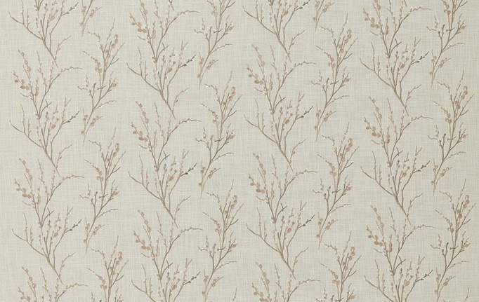 Английская ткань Laura Ashley, коллекция Signature Coll.1, артикул PussyWillowEmbroidered/Blush