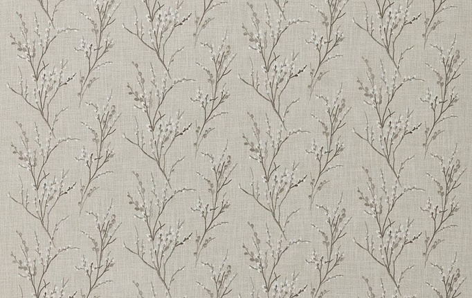 Английская ткань Laura Ashley, коллекция Signature Coll.1, артикул PussyWillowEmbroidered/Steel