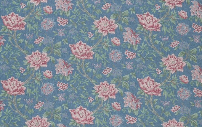 Английская ткань Laura Ashley, коллекция Signature Coll.1, артикул TapestryFloral/DuskySeaspray
