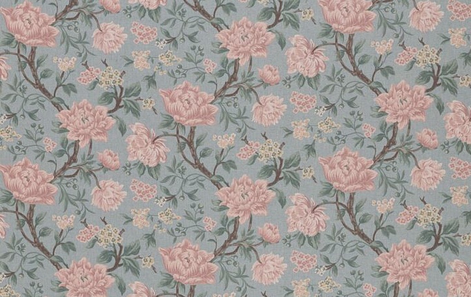 Английская ткань Laura Ashley, коллекция Signature Coll.1, артикул TapestryFloralChenille/Blush