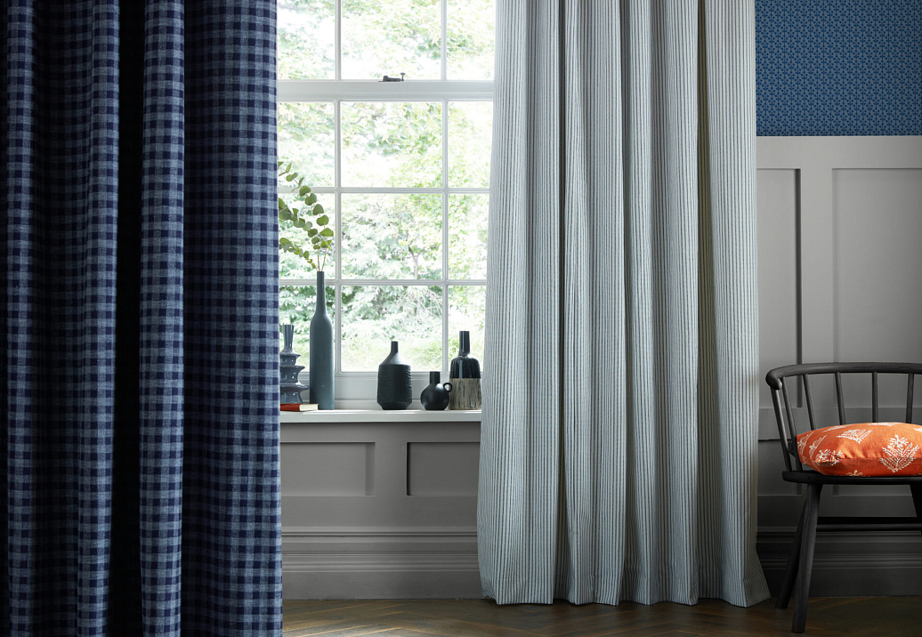 Ткань Laura Ashley Heritage Inspired Vol.1 CandyStripe/Steel