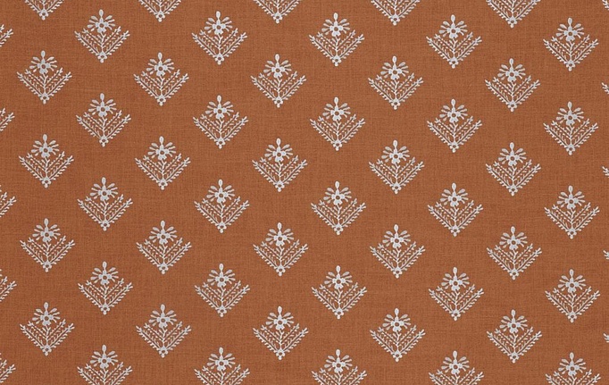 Английская ткань Laura Ashley, коллекция Heritage Inspired Vol.1, артикул LadyFernEmbroidery/Tomato
