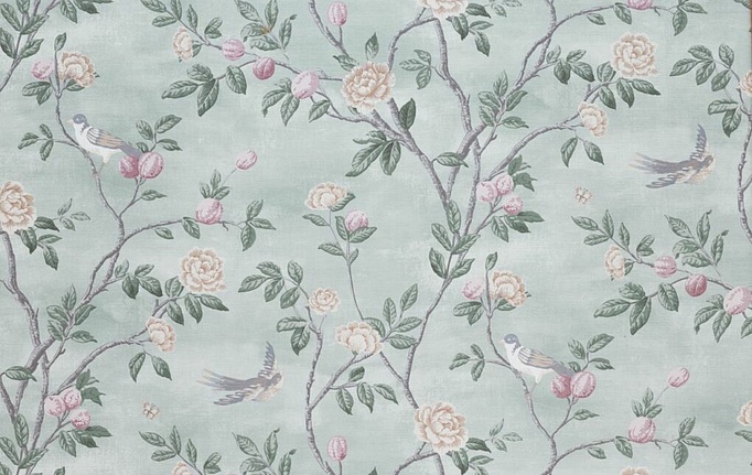 Английская ткань Laura Ashley, коллекция Romantic Opulence Vol.1, артикул Eglantine/SmokeGreen