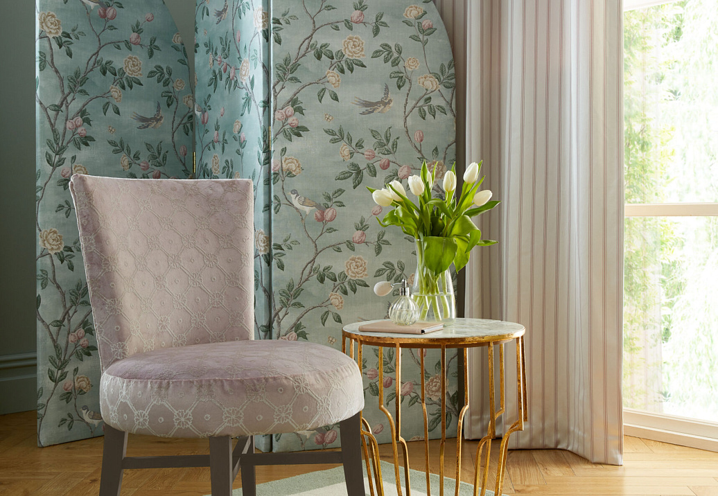 Ткань Laura Ashley Romantic Opulence Vol.1 Eglantine/SmokeGreen