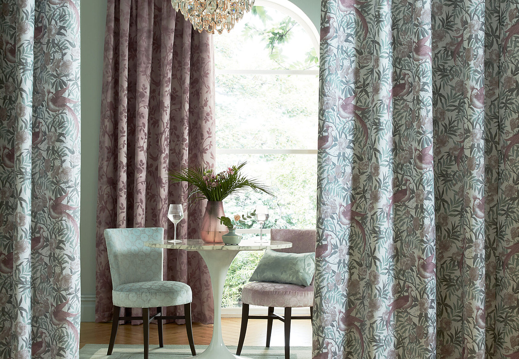 Ткань Laura Ashley Romantic Opulence Vol.1 OsterleyBirds/Mulberry