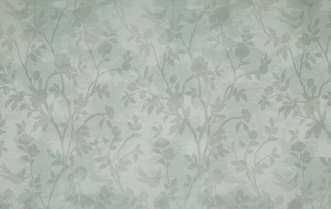 Английская ткань Laura Ashley, коллекция Romantic Opulence Vol.1, артикул EglantoneSilhouetteWoven/SmokeGreen